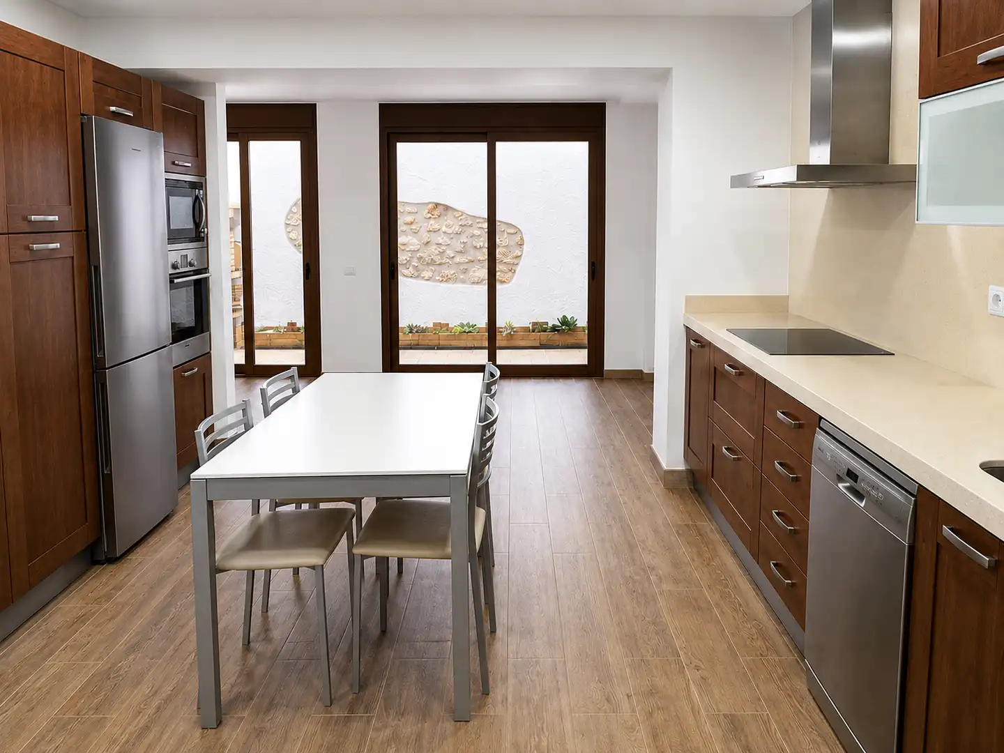 Cocina de Casa adosada en venta en Alcanar con Aire acondicionado, Terraza y Amueblado
