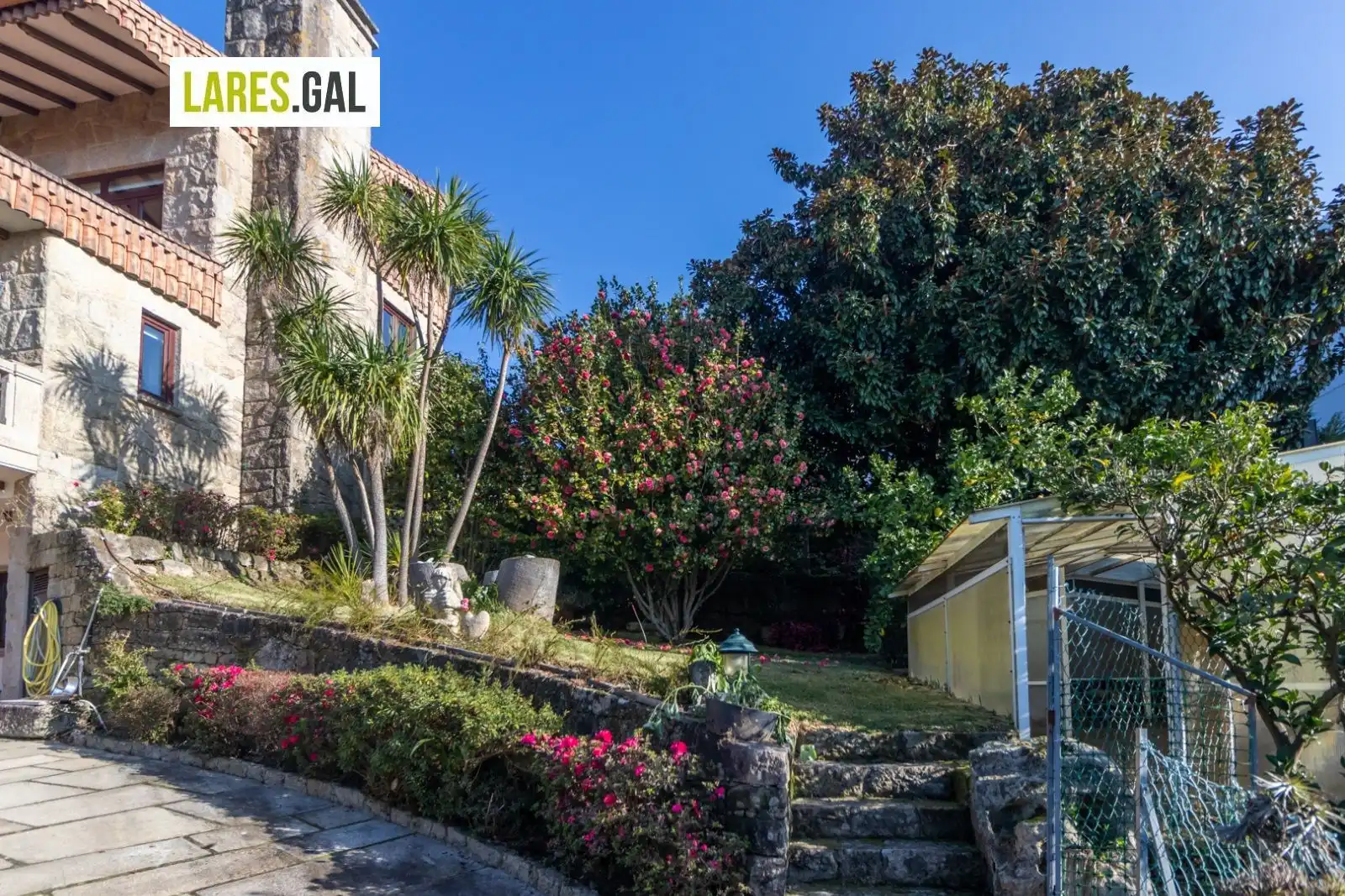 Jardí de Casa o xalet de lloguer en Moaña amb Calefacció, Terrassa i Moblat