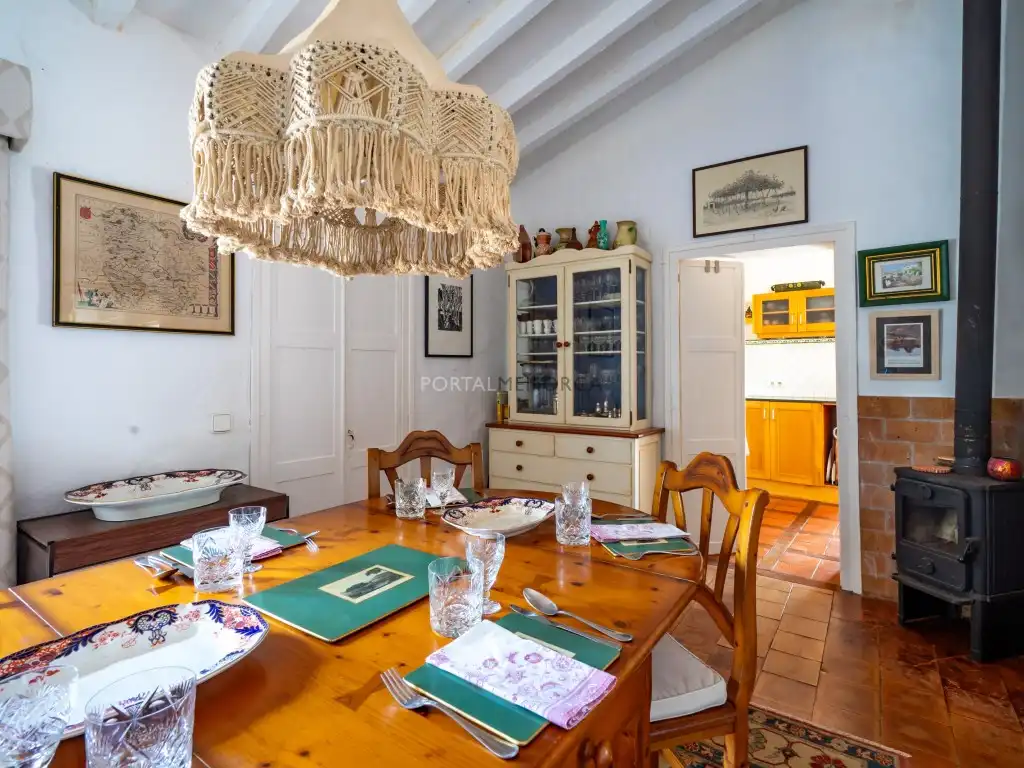 Comedor de Finca rústica en venta en Es Castell