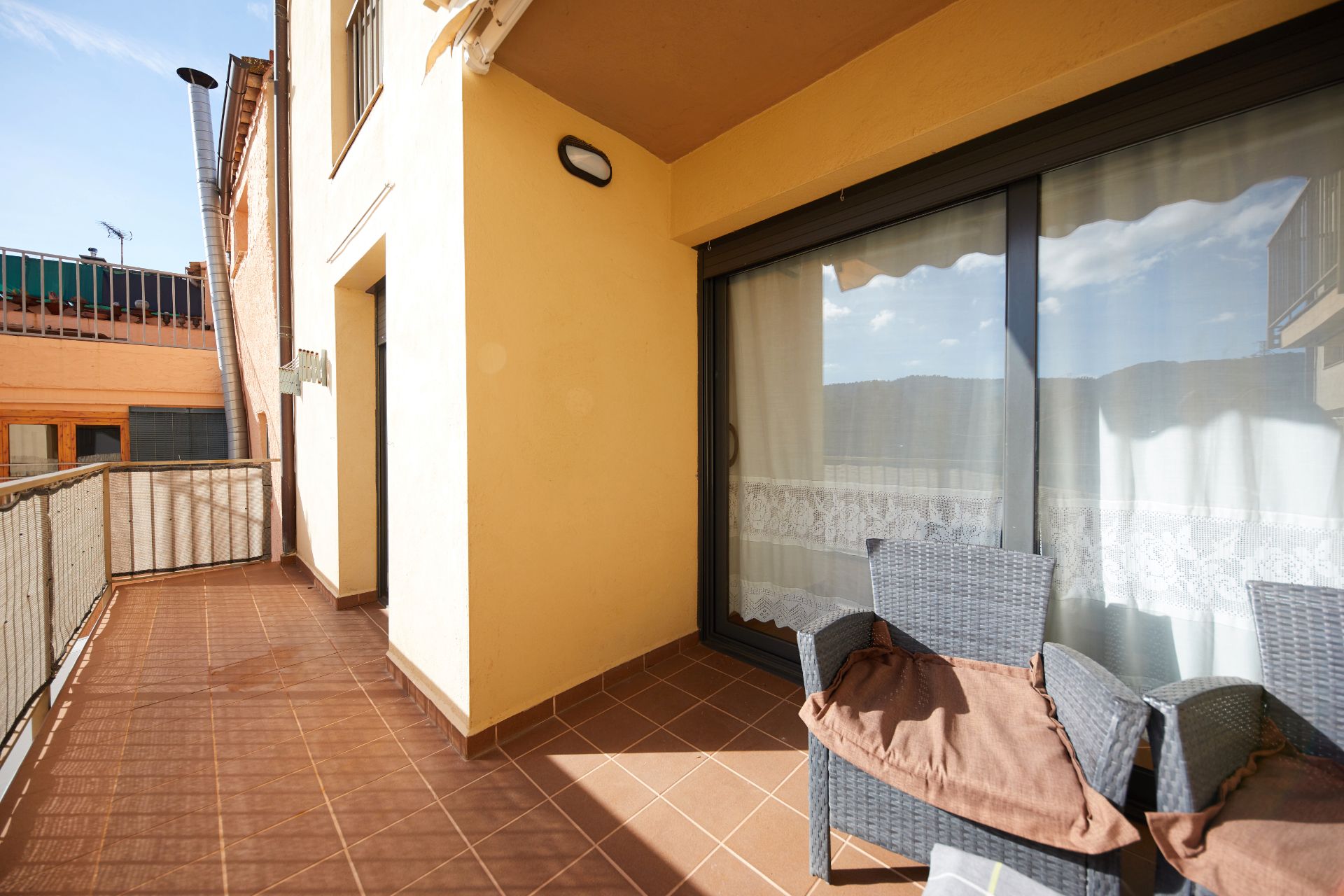 Terrace of Flat for sale in La Pobla de Cérvoles  with Heating and Parquet flooring