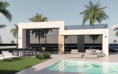 Vista exterior de Casa o xalet en venda en Alhama de Murcia amb Jardí privat i Piscina