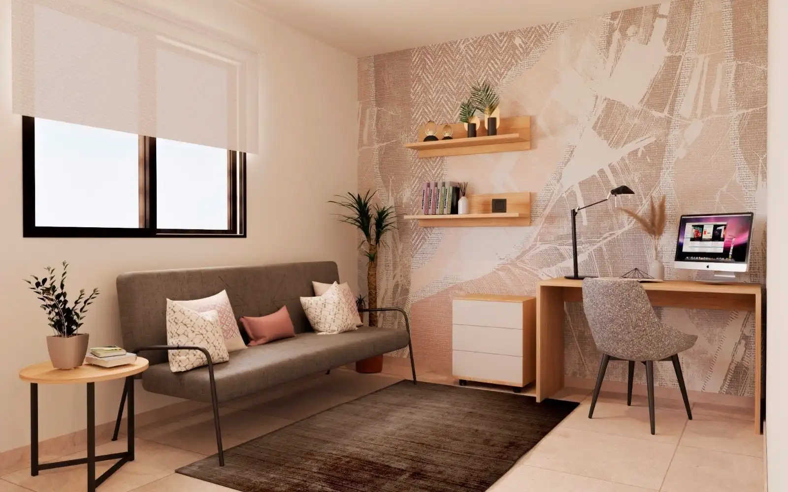 Wohnzimmer von Wohnung zum Verkauf in Pulpí mit Klimaanlage, Terrasse und Abstellraum