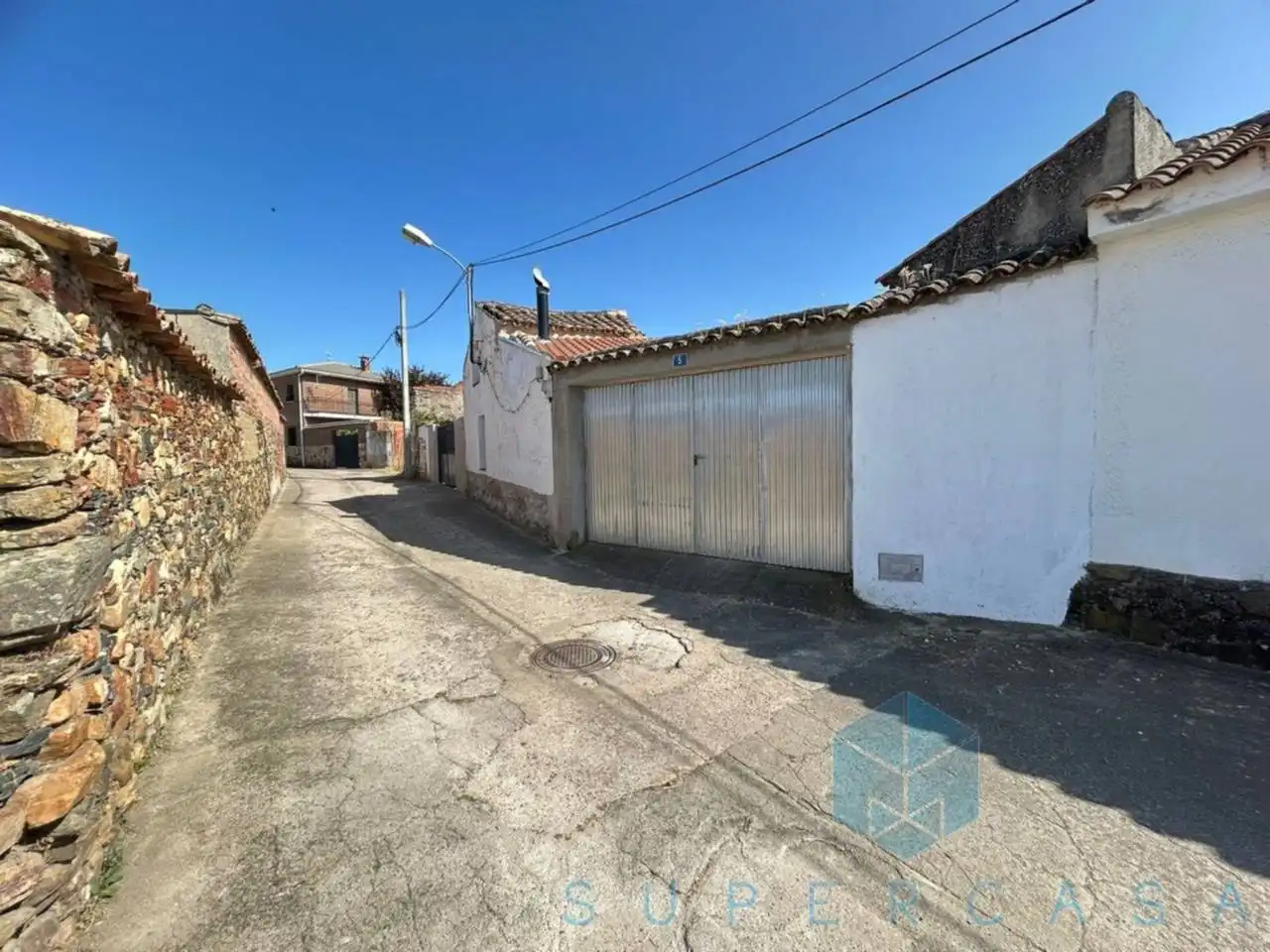 Exterior view of Houses for sale in Navas de Estena  with Heating and Private garden