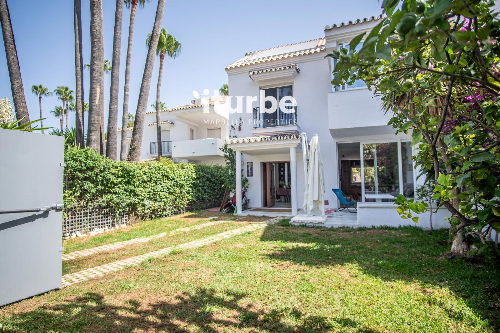 Garden of House or chalet to rent in Marbella  with Air Conditioner, Terrace and Swimming Pool
