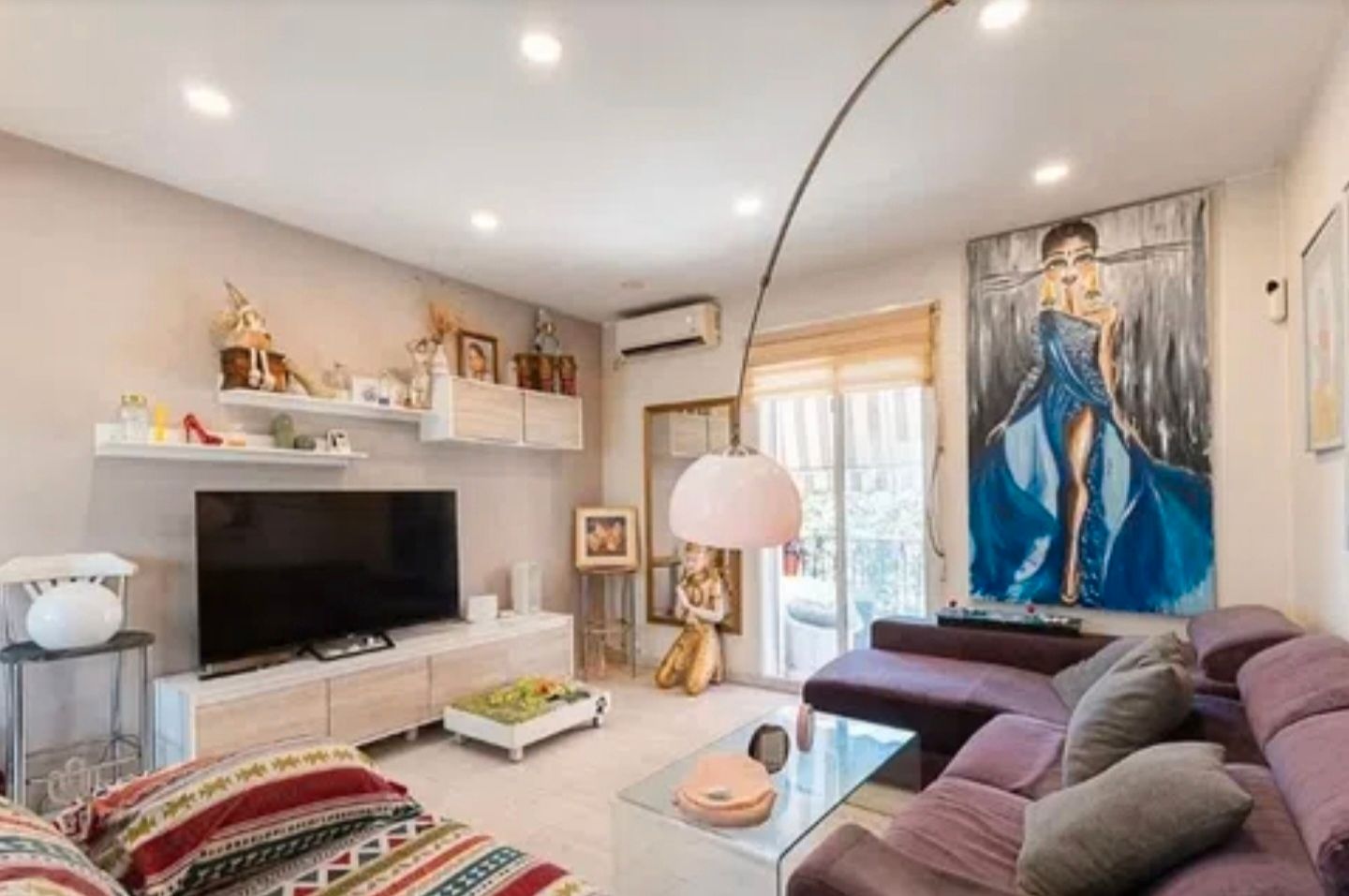 Sala d'estar de Pis en venda en  Valencia Capital amb Aire condicionat i Balcó