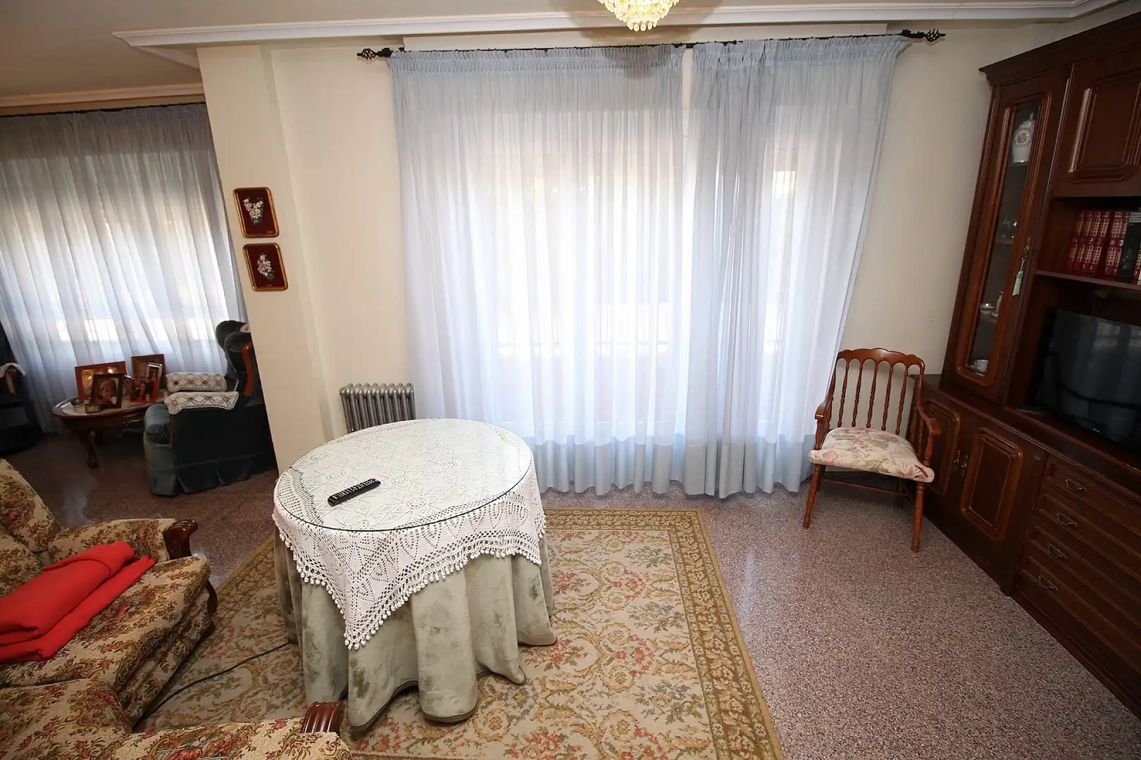 Wohnzimmer von Maisonette zum Verkauf in Monóvar  / Monòver mit Klimaanlage, Heizung und Terrasse