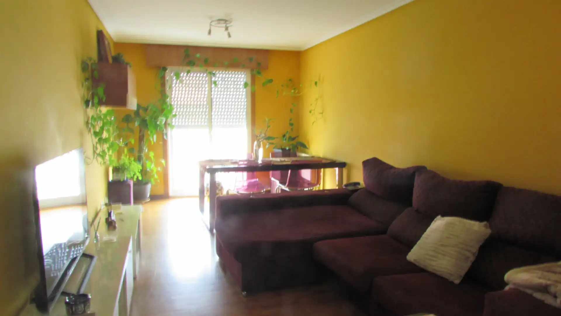 Living room of Flat for sale in Narón  with Heating, Parquet flooring and Storage room