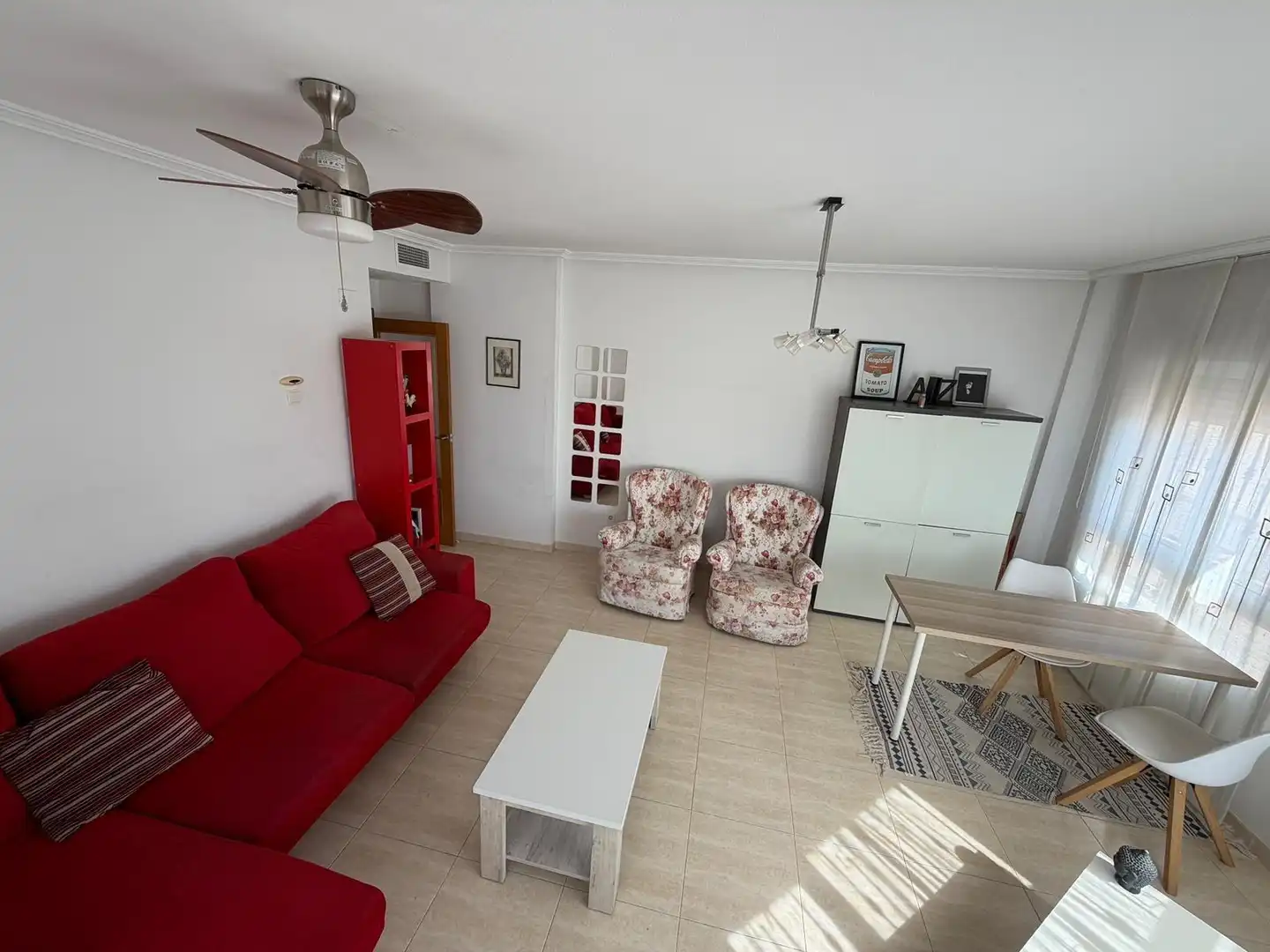 Sala de estar de Piso en venta en Almoradí con Aire acondicionado, Calefacción y Terraza