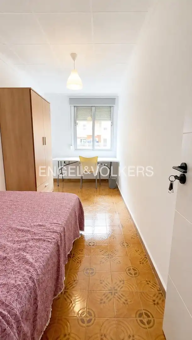 Terraza de Piso de alquiler en Valencia con Calefacción y Amueblado