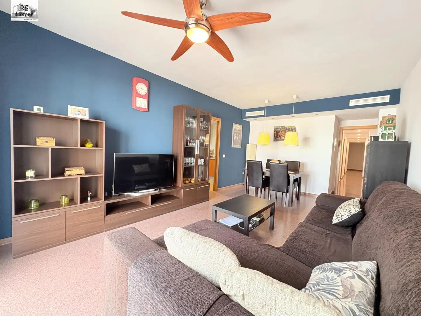 Living room of Flat for sale in Vilamarxant  with Air Conditioner, Heating and Storage room