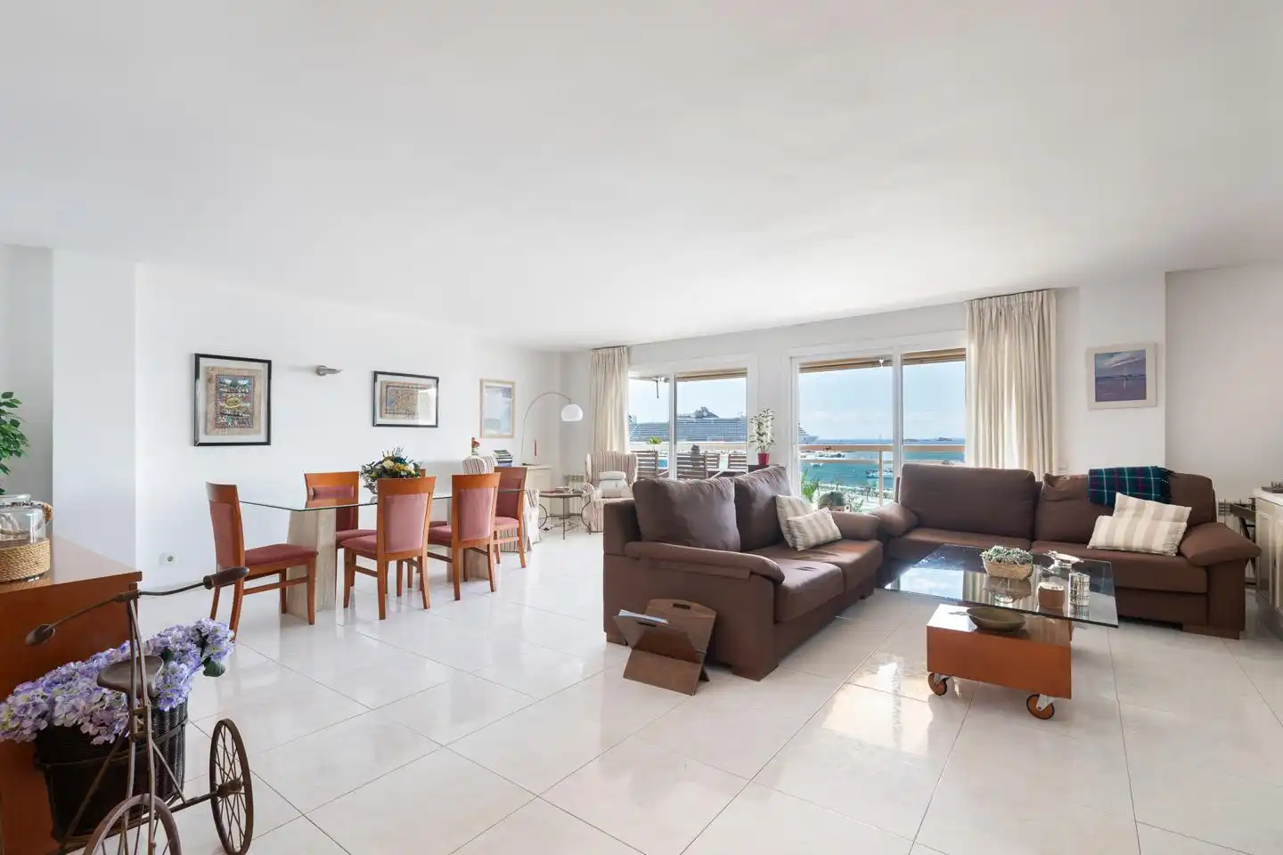 Sala d'estar de Pis en venda en Eivissa amb Aire condicionat i Terrassa