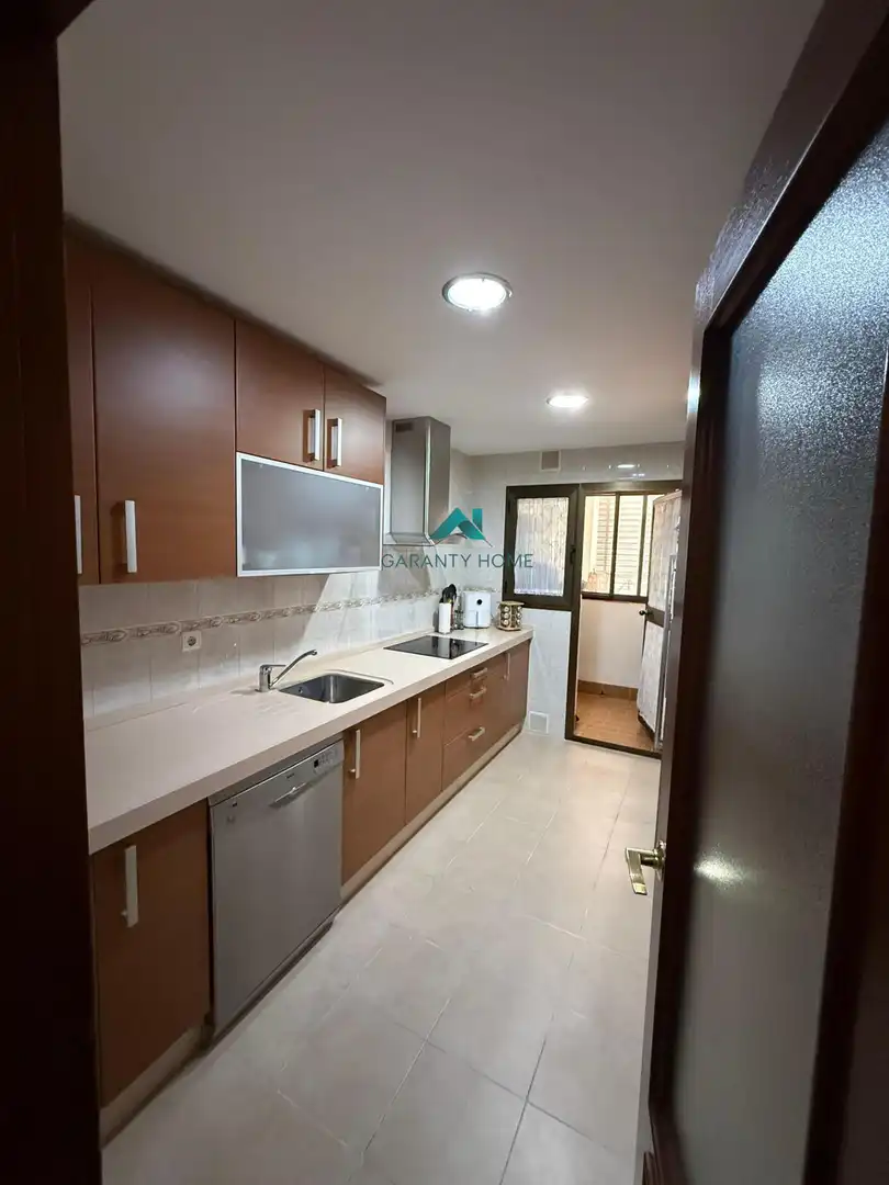 Kitchen of Flat for sale in Jerez de la Frontera  with Air Conditioner, Parquet flooring and Terrace