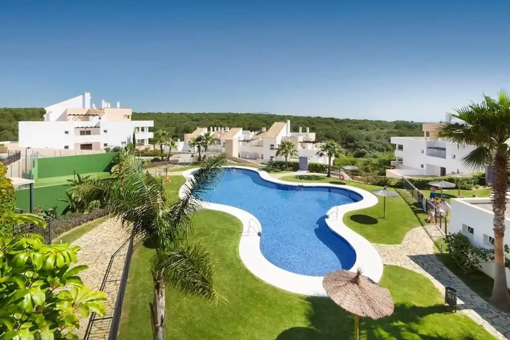Jardí de Apartament de lloguer en La Alcaidesa amb Aire condicionat, Calefacció i Jardí privat
