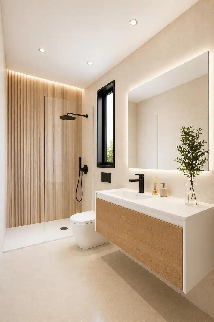 Badezimmer von Country house zum Verkauf in Torre-Pacheco mit Klimaanlage, Privatgarten und Terrasse