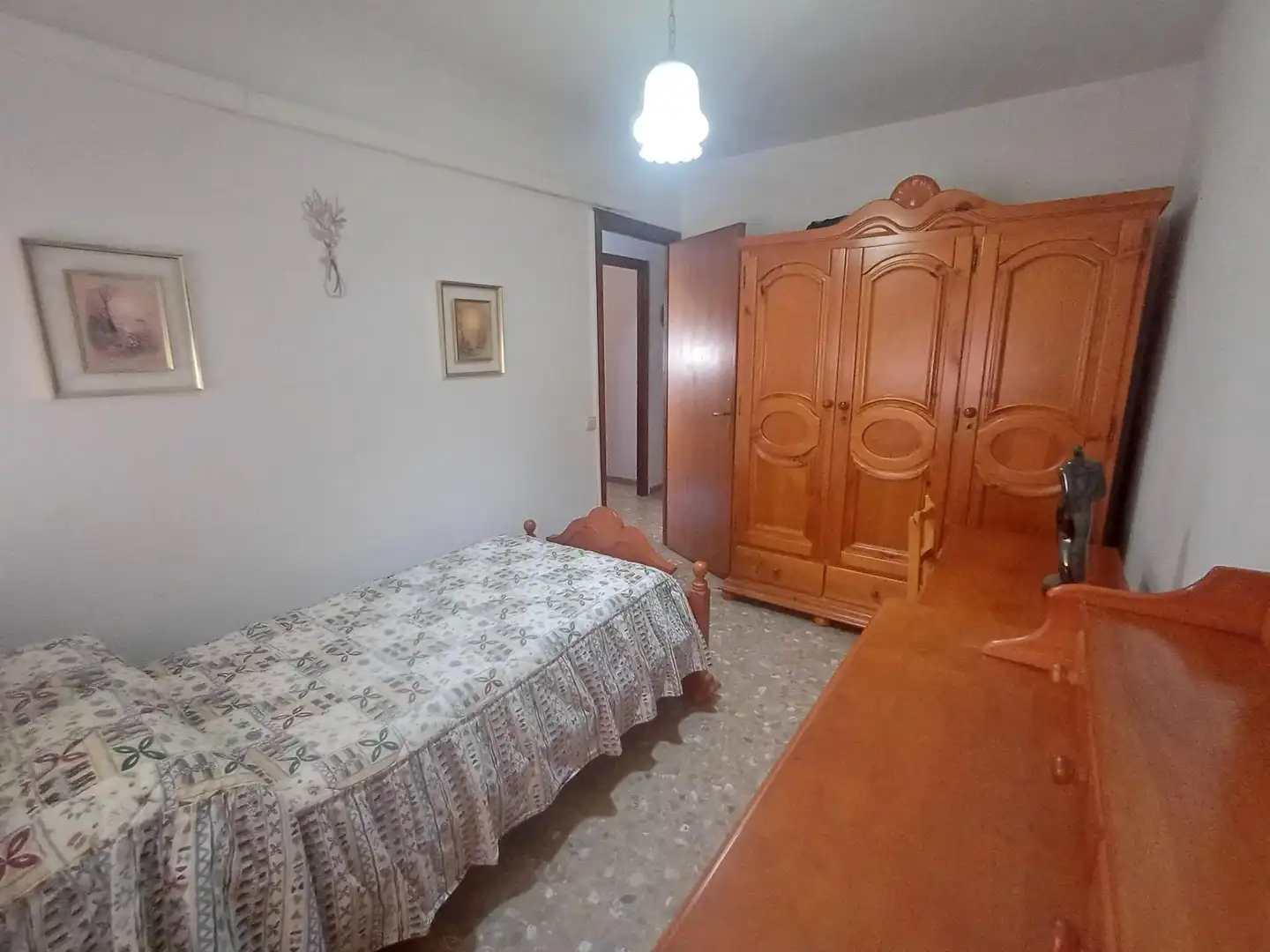 Schlafzimmer von Wohnung zum Verkauf in Málaga mit Klimaanlage, Terrasse und Möbliert
