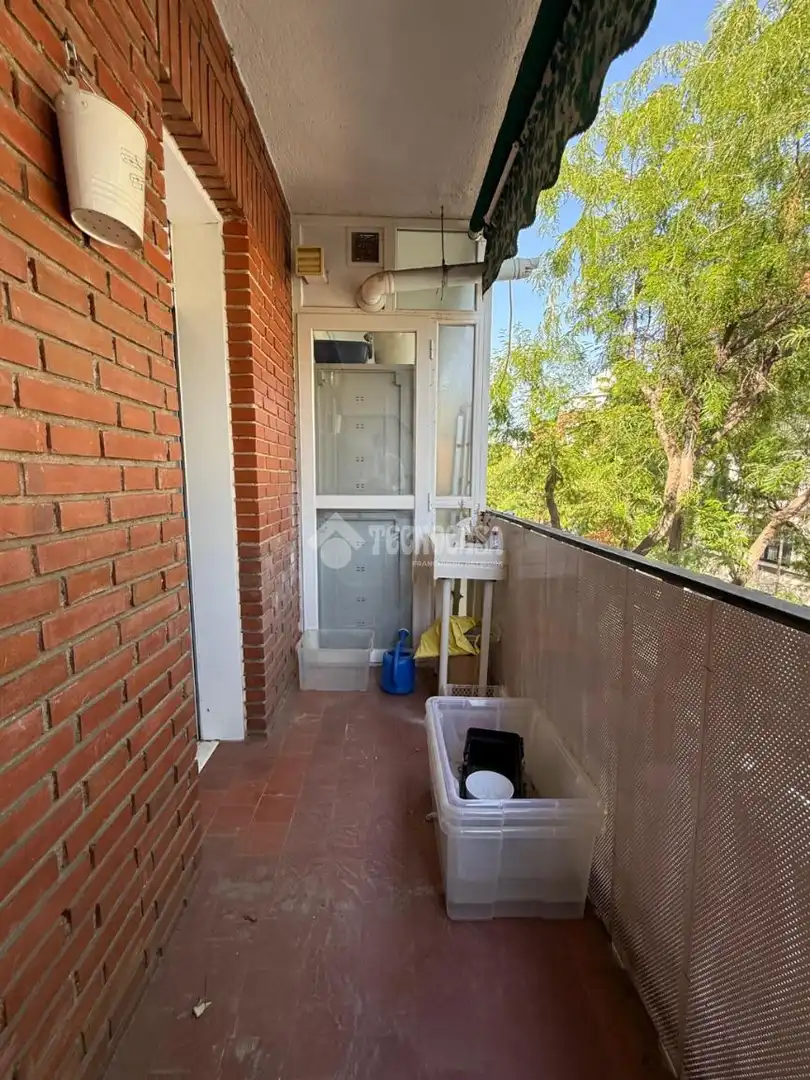 Balcony of Flat for sale in Madrid  with Air Conditioner, Heating and Parquet flooring