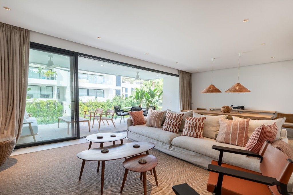 Sala d'estar de Apartament en venda en Pollença amb Aire condicionat, Calefacció i Terrassa