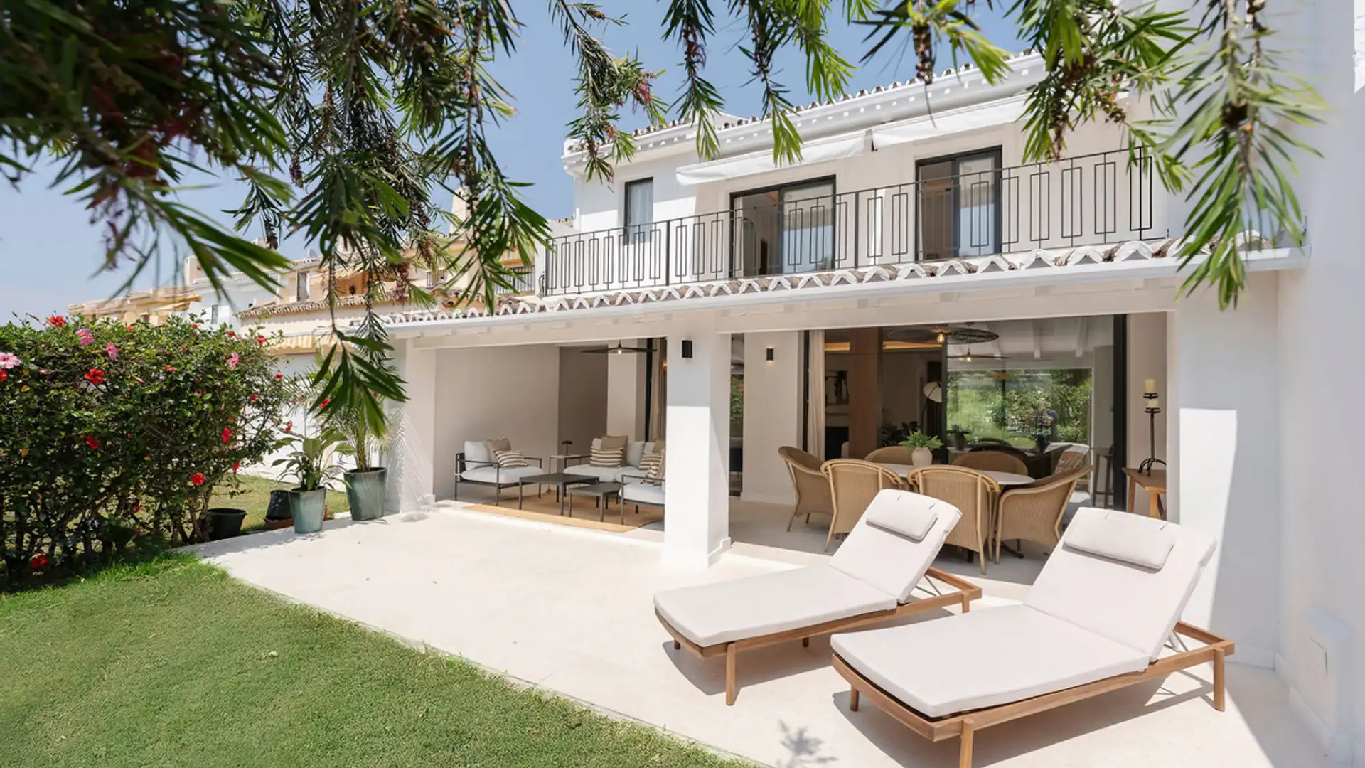 Terrassa de Casa adosada en venda en Marbella amb Aire condicionat, Terrassa i Moblat