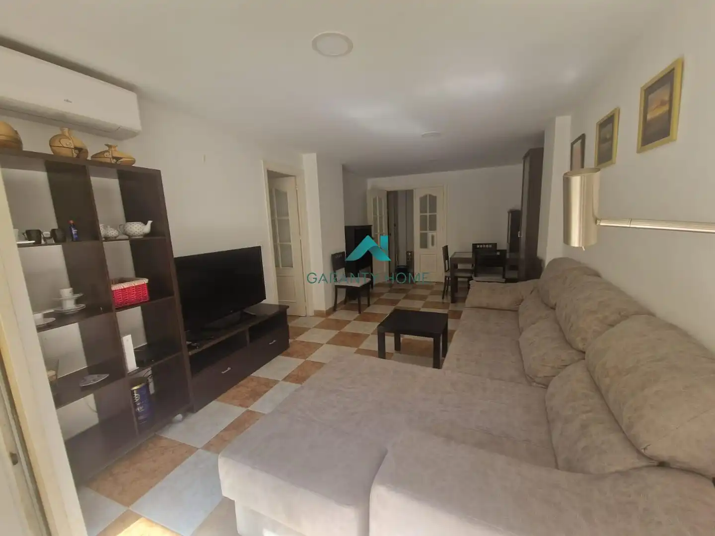 Living room of Flat for sale in Jerez de la Frontera  with Air Conditioner, Terrace and Furnished