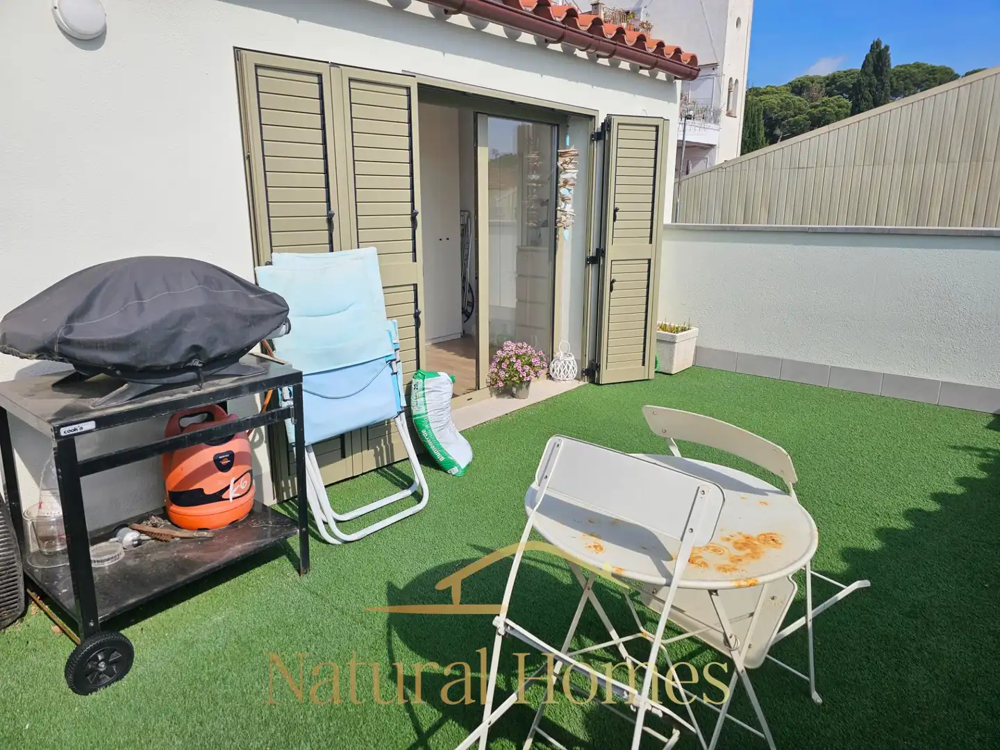 Terrace of Duplexes for rent in Caldes d'Estrac  with Air Conditioner, Terrace and Furnished