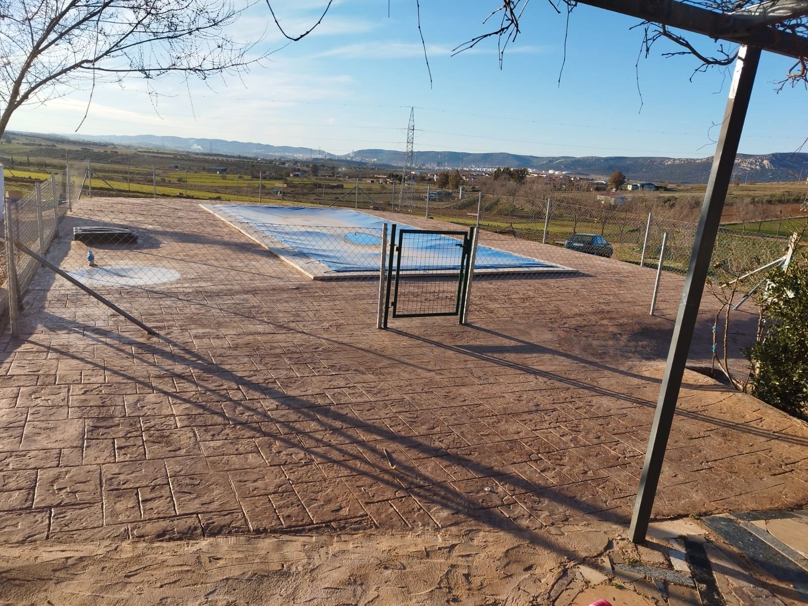 Swimming pool of Country house for sale in Puertollano  with Private garden, Terrace and Swimming Pool