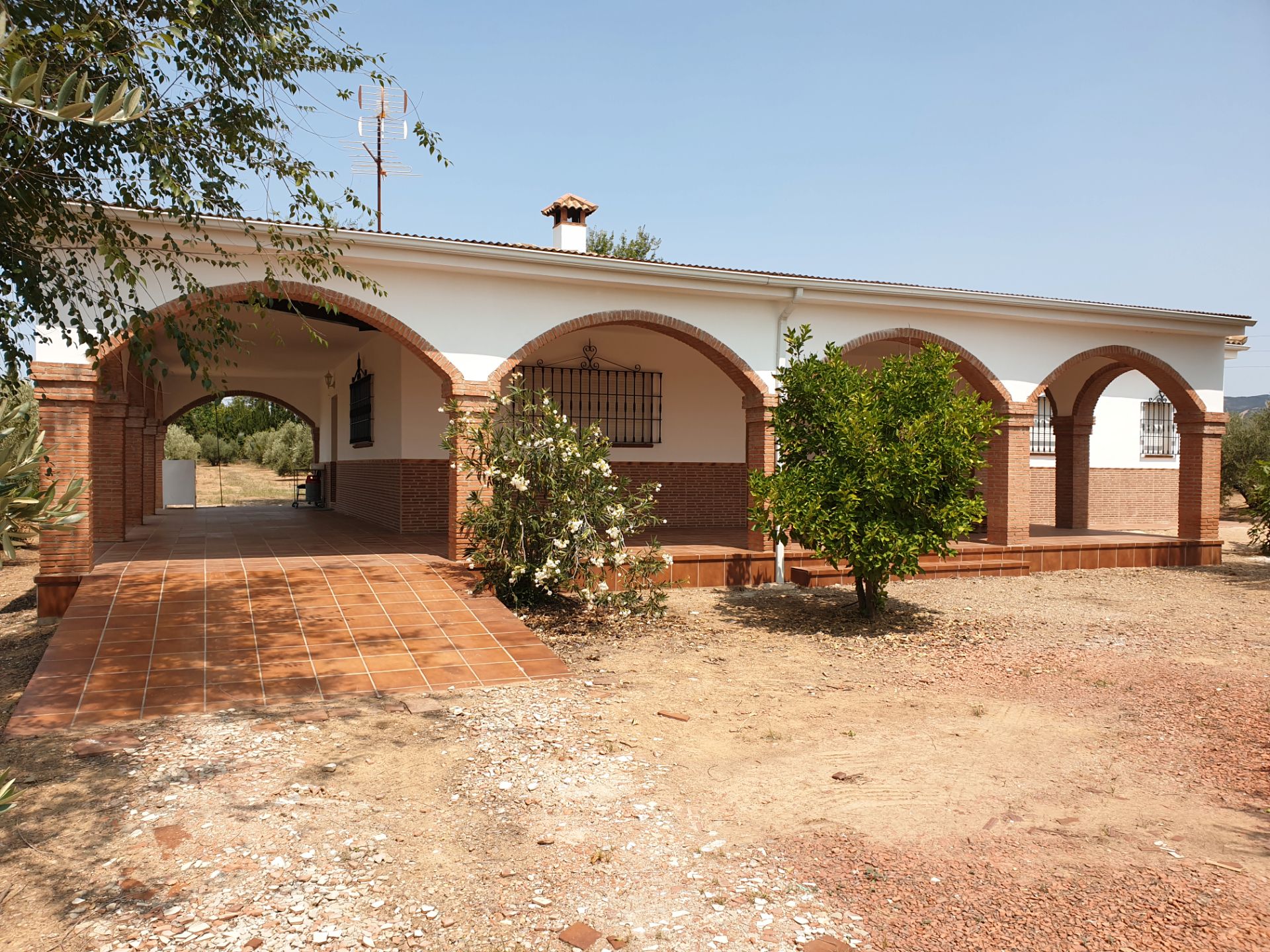 Exterior view of Country house for sale in Andújar  with Private garden and Furnished