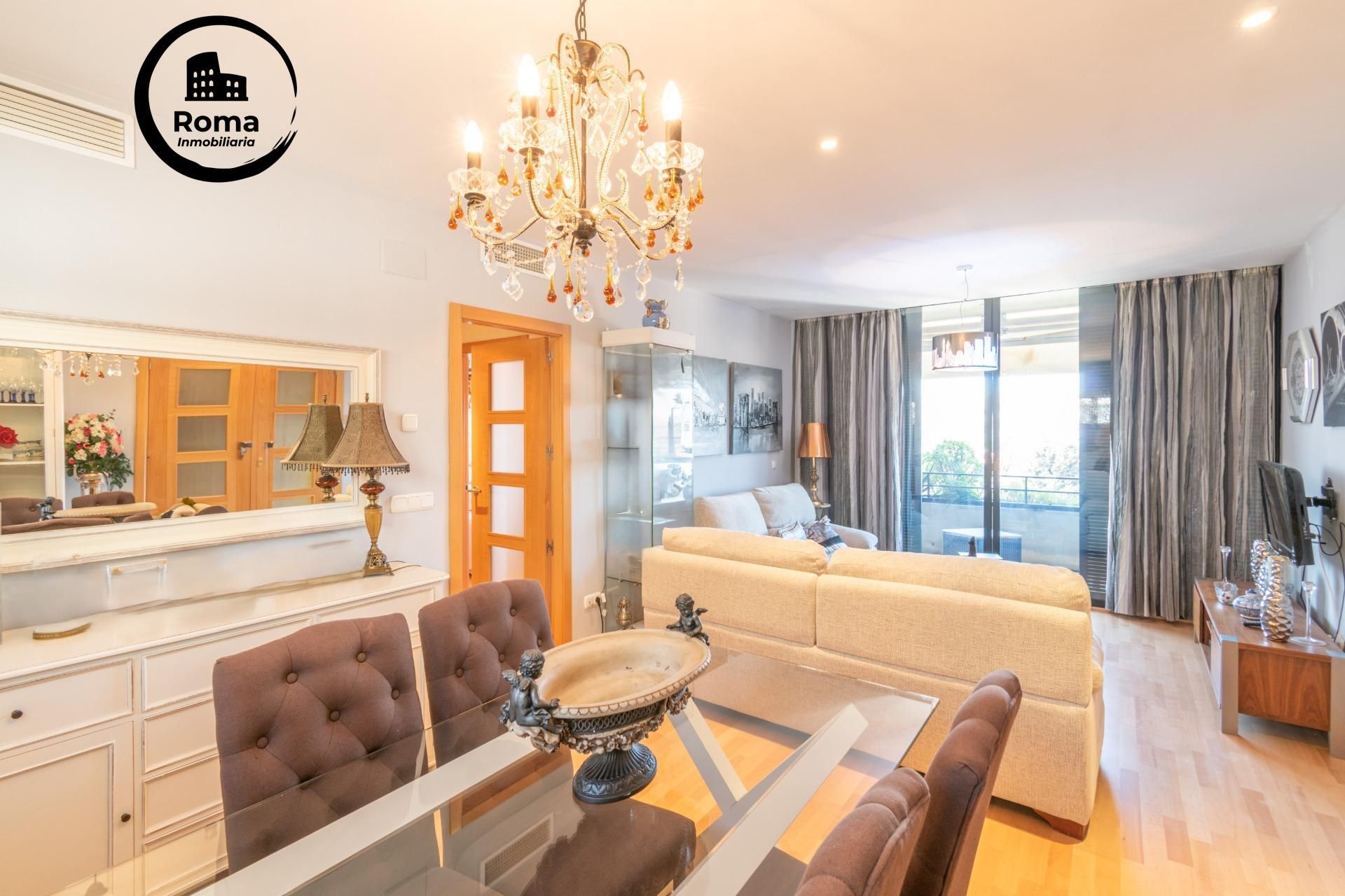 Living room of Attic for sale in Las Gabias  with Heating, Private garden and Parquet flooring