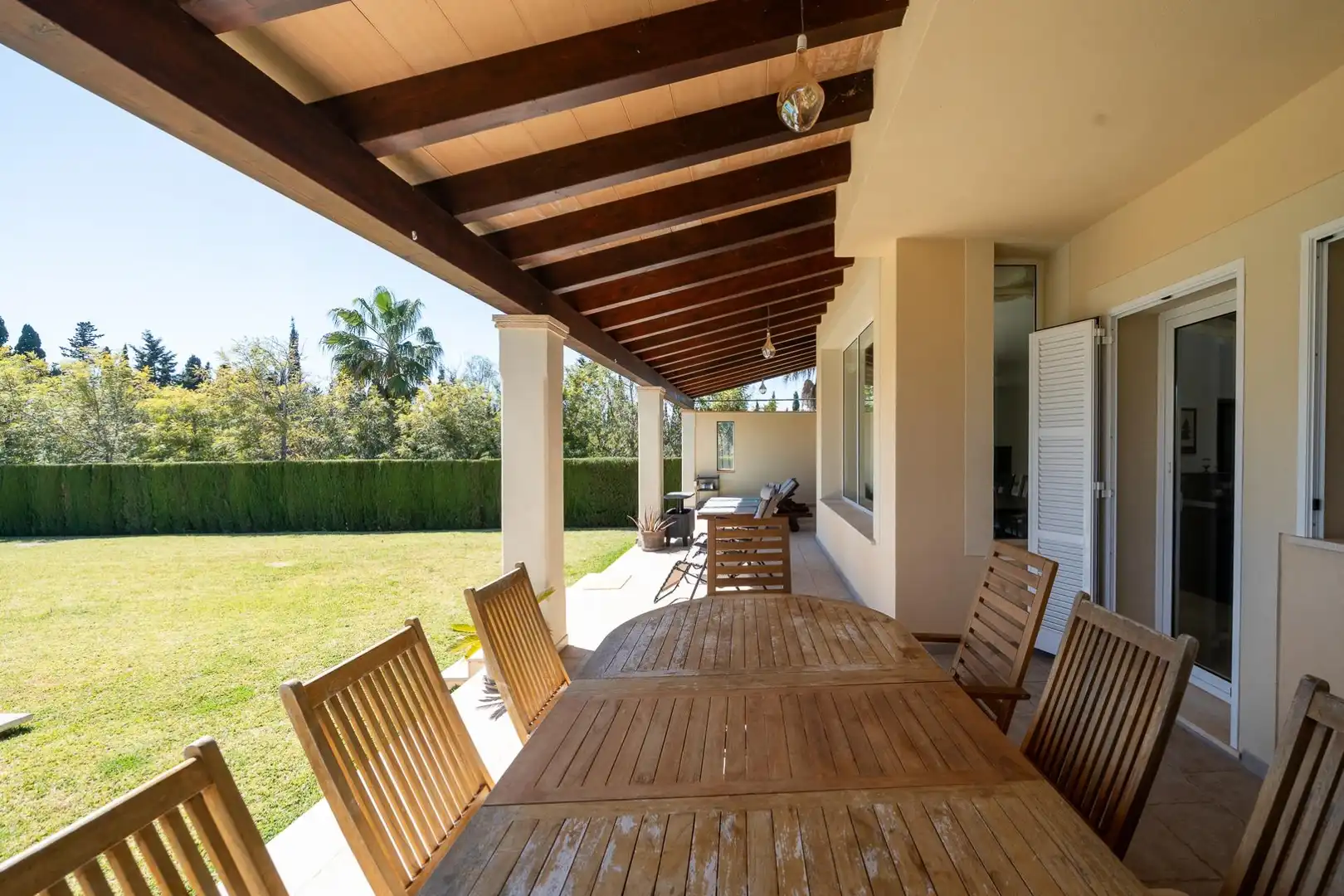 Terraza de Casa o chalet de alquiler en Binissalem con Aire acondicionado, Calefacción y Jardín privado