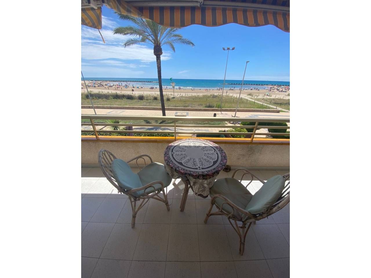 Bedroom of Flat for sale in Cunit  with Air Conditioner, Terrace and Swimming Pool