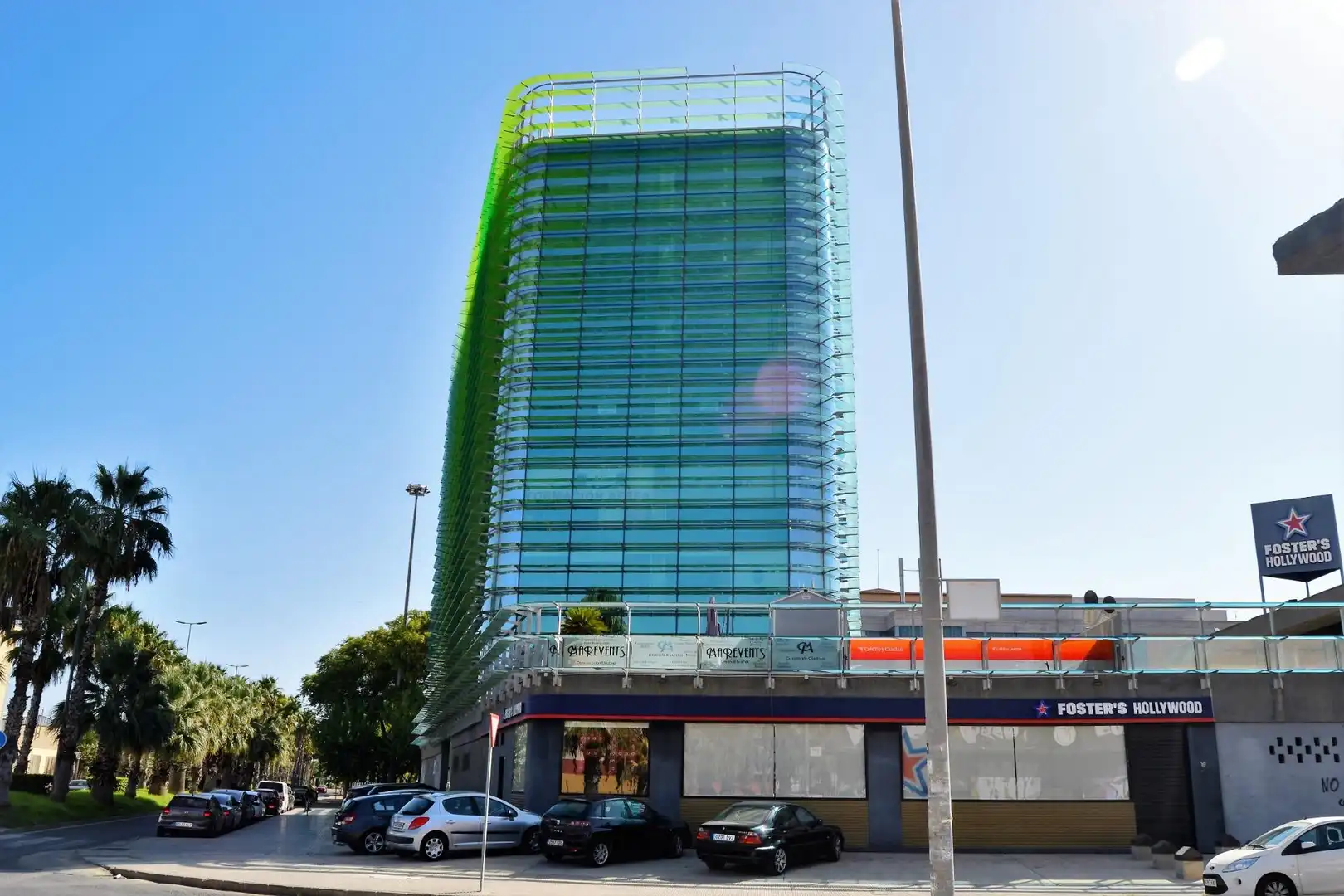 Vista exterior de Oficina de alquiler en Murcia con Aire acondicionado