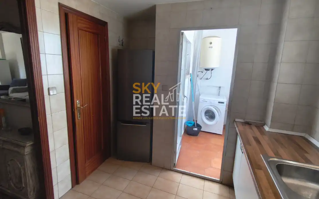 Kitchen of Flat for sale in Dénia  with Air Conditioner, Oven and Washing machine