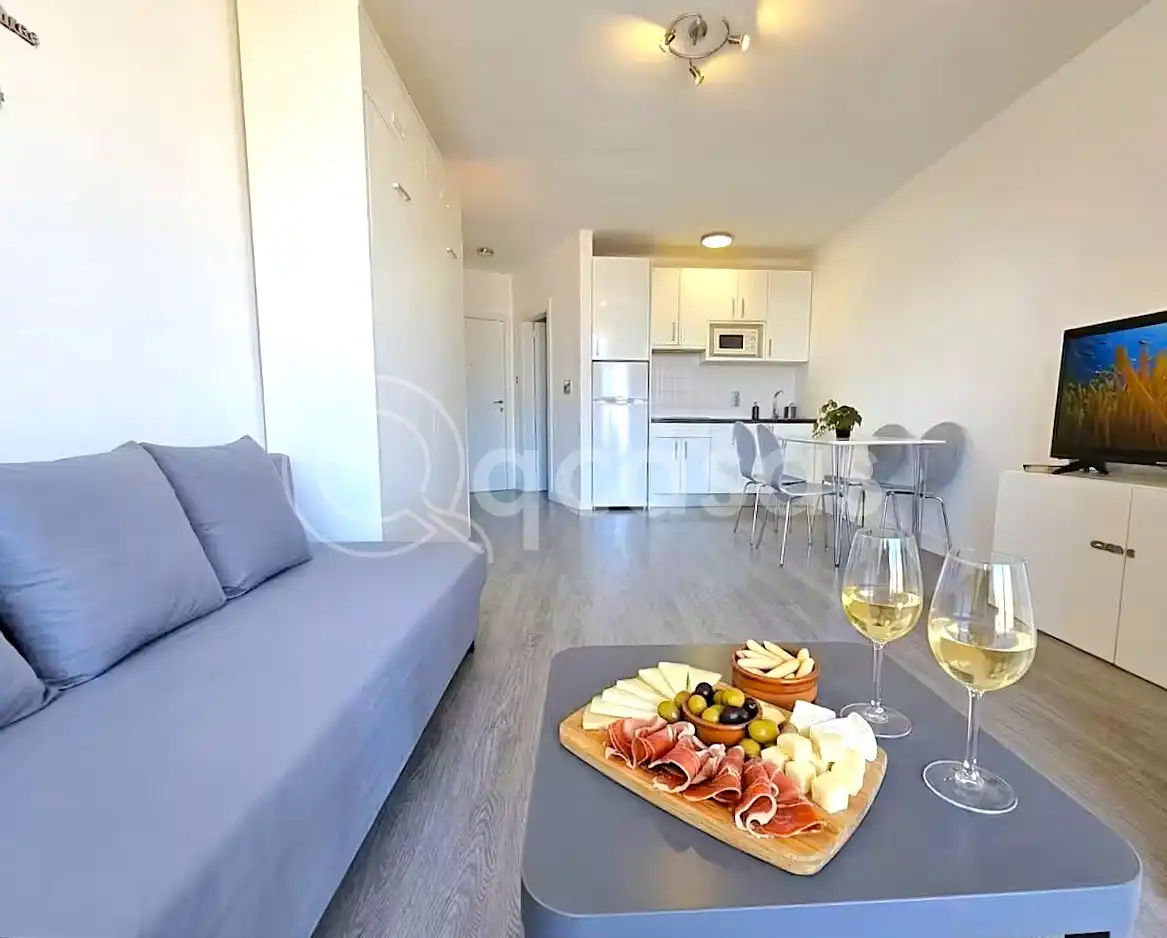 Sala de estar de Estudio en venta en Benalmádena con Aire acondicionado, Calefacción y Terraza