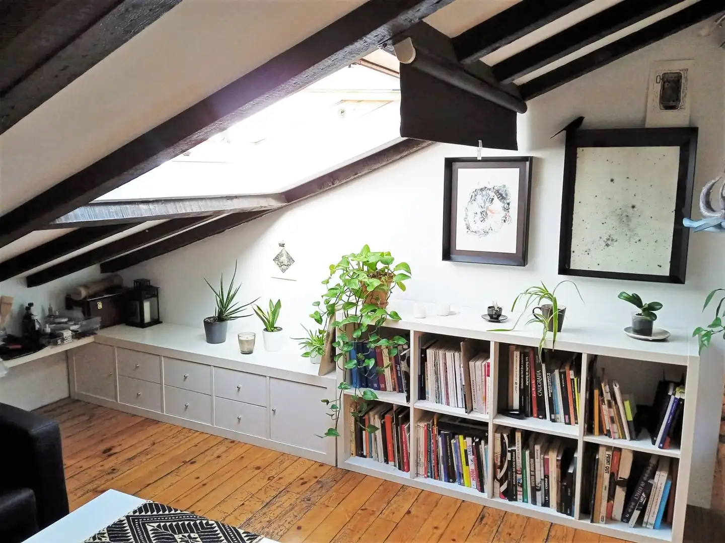 Sala de estar de Ático en venta en Bilbao 