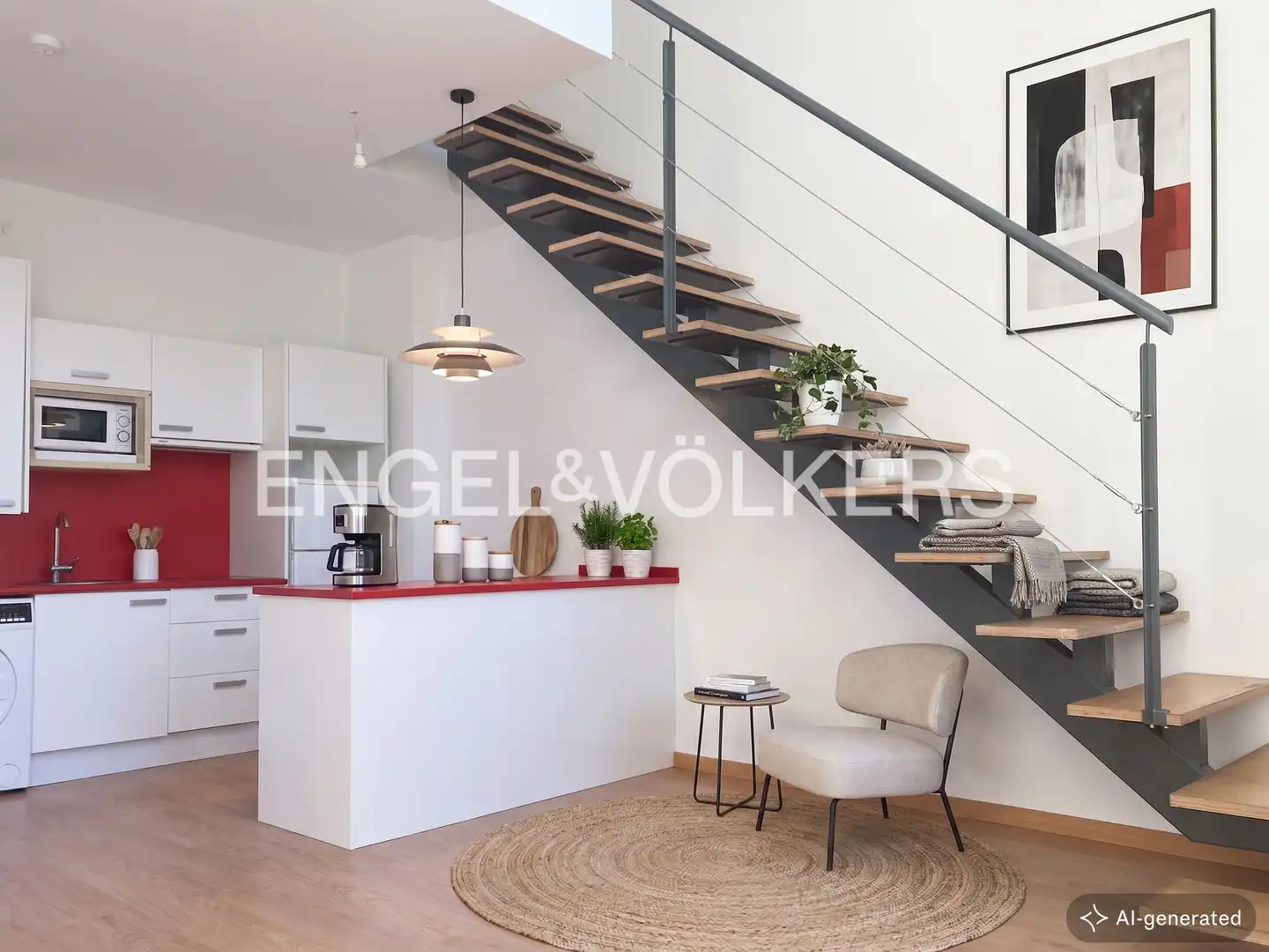 Kitchen of Lofts for sale in San Sebastián de los Reyes  with Air Conditioner, Heating and Swimming Pool