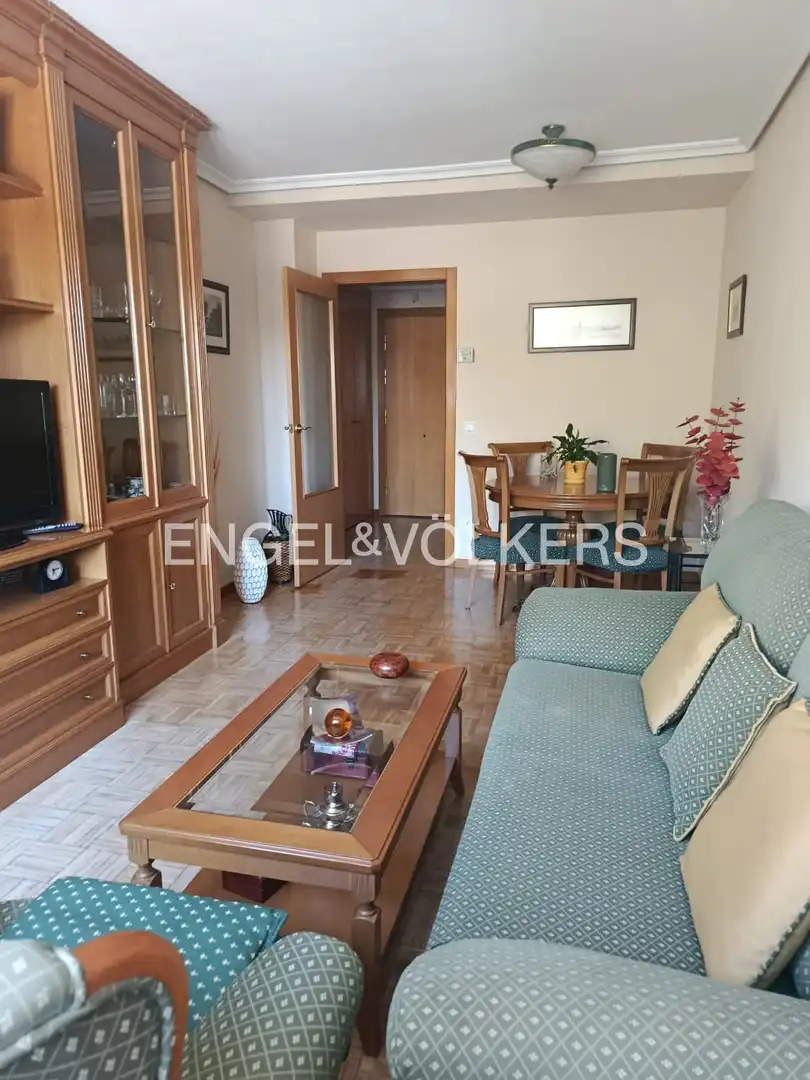Living room of Flat for rent in Madrid  with Heating and Pets allowed