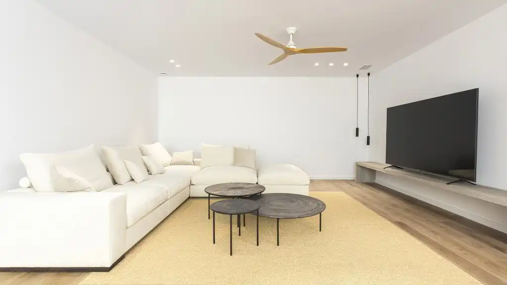 Sala d'estar de Casa o xalet en venda en Sitges amb Aire condicionat, Calefacció i Jardí privat
