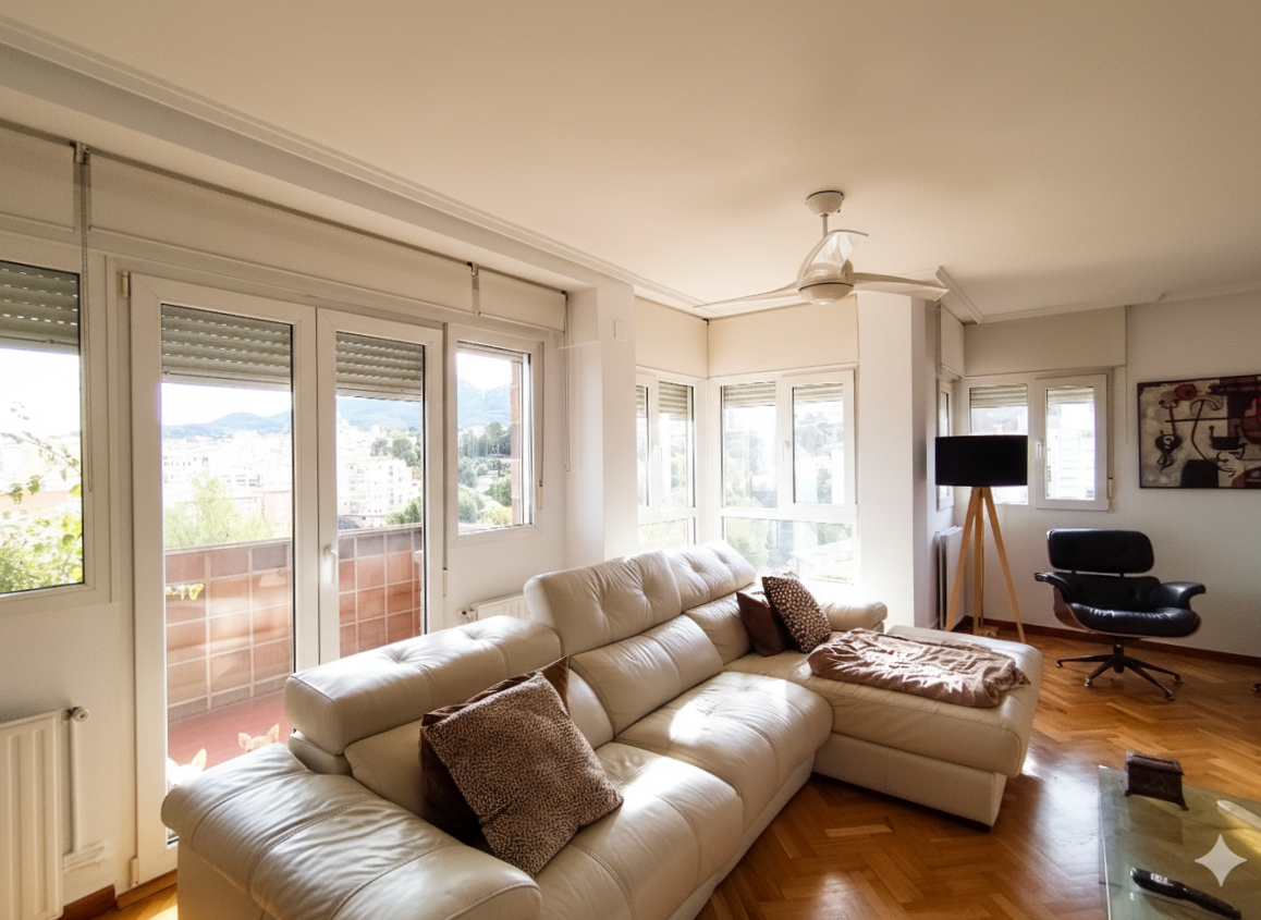 Sala d'estar de Pis en venda en Alcoy / Alcoi amb Aire condicionat, Calefacció i Terrassa