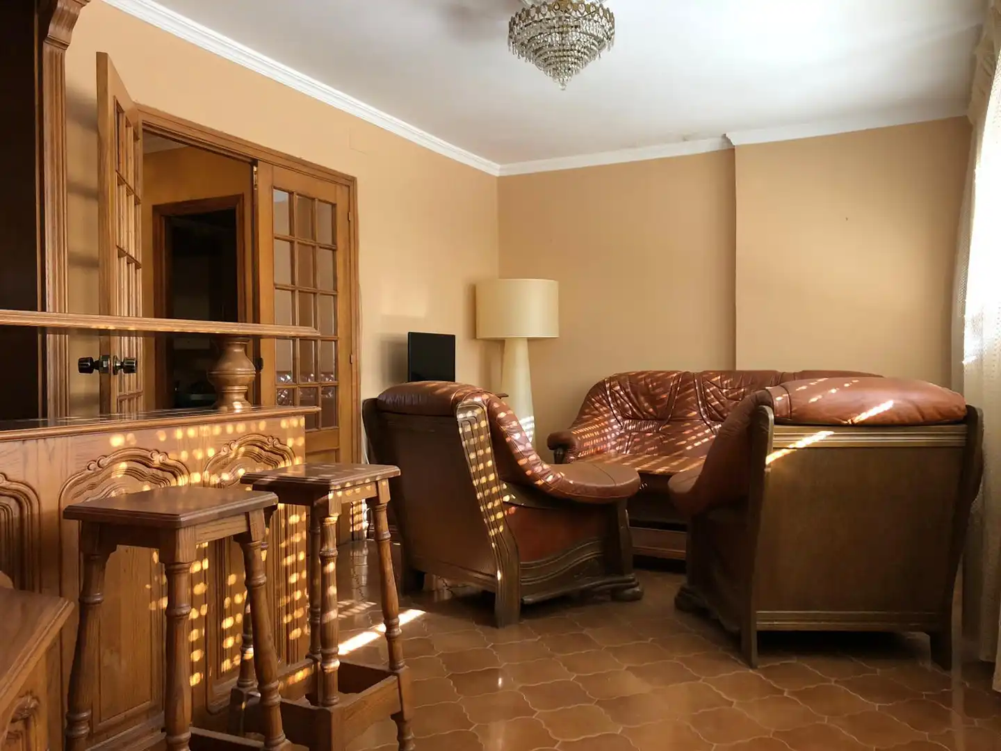 Sala de estar de Ático en venta en Monforte de Lemos con Terraza, Trastero y Amueblado