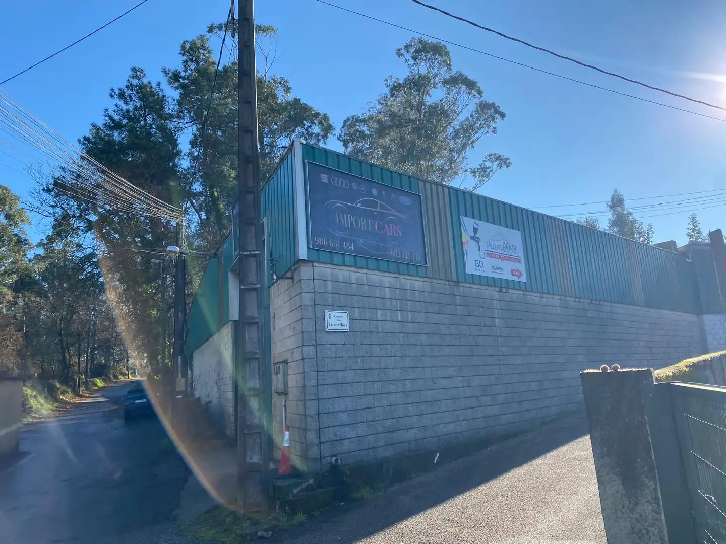 Exterior view of Industrial buildings for rent in Vigo 