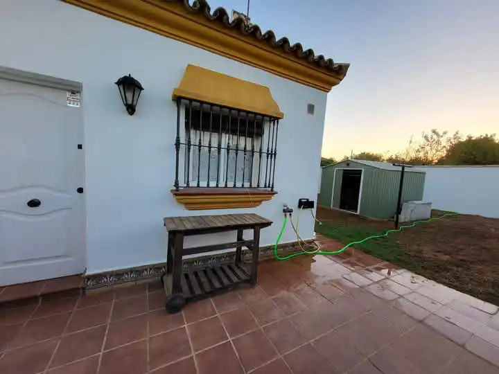 Garden of Houses for rent in Chiclana de la Frontera  with Air Conditioner, Swimming Pool and Furnished