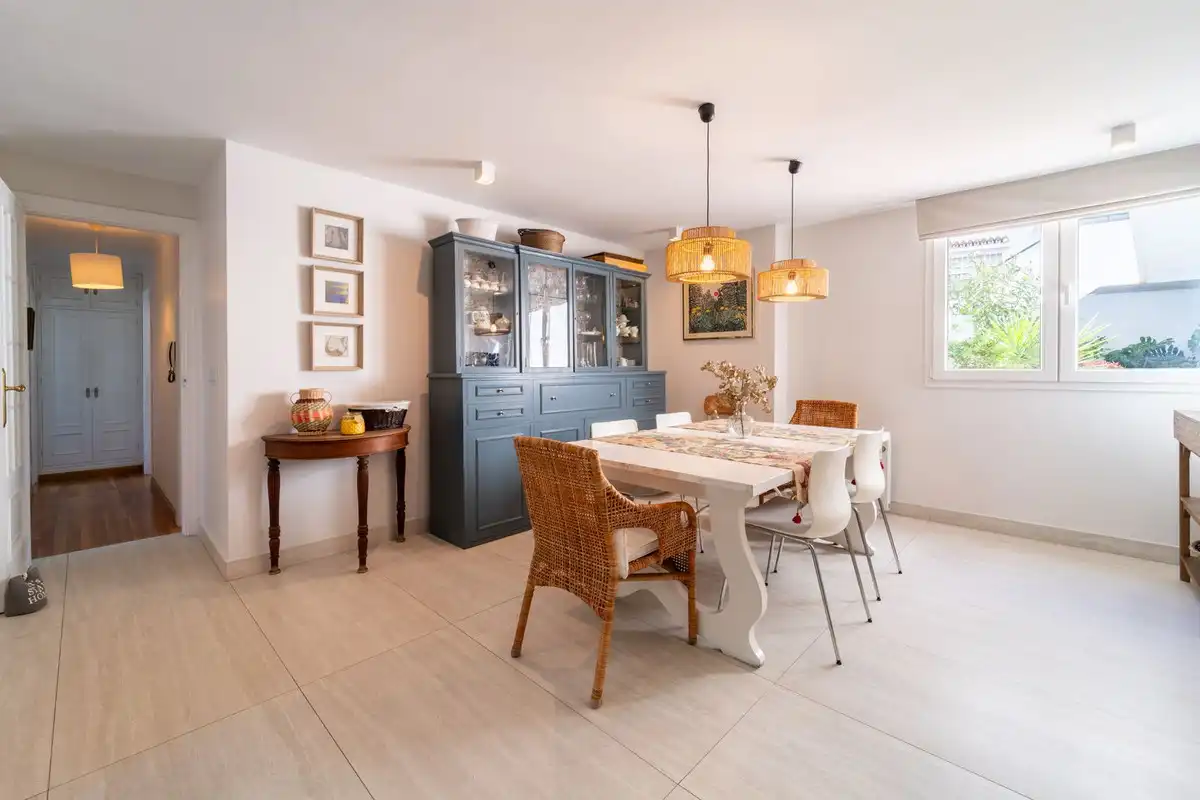 Dining room of Apartments for sale in Benalmádena  with Air Conditioner, Private garden and Terrace
