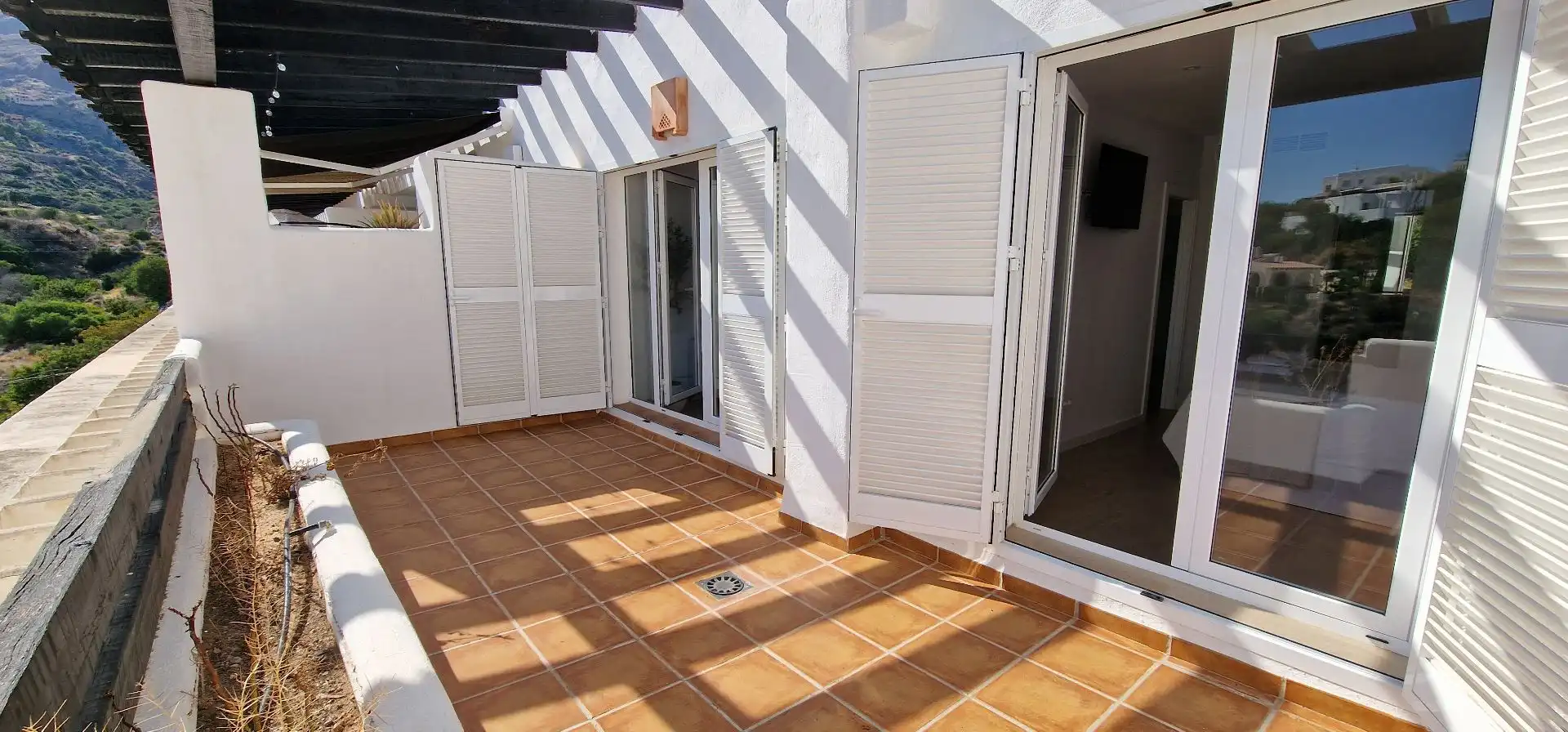 Terrasse von Wohnungen zum Verkauf in Mojácar mit Klimaanlage, Heizung und Terrasse