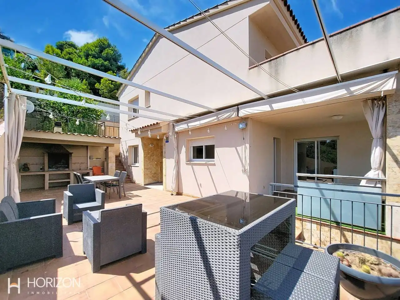 Terraza de Casa adosada en venta en Calafell con Aire acondicionado, Calefacción y Jardín privado