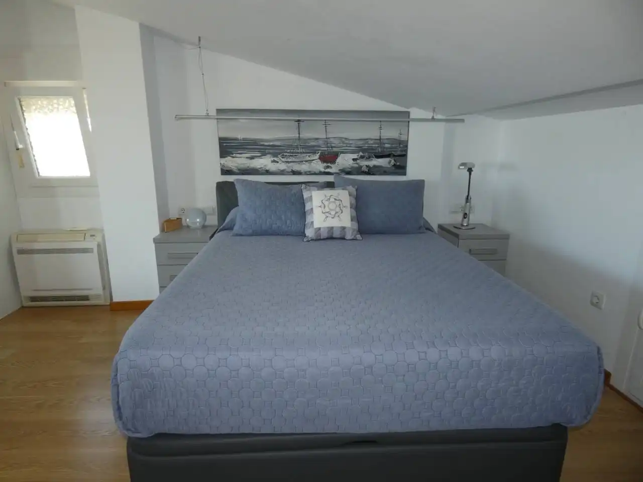 Schlafzimmer von Einfamilien-Reihenhaus zum Verkauf in Benicarló mit Klimaanlage, Heizung und Privatgarten