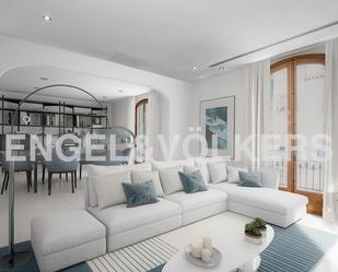 Living room of Attic for sale in  Barcelona Capital  with Air Conditioner, Heating and Parquet flooring