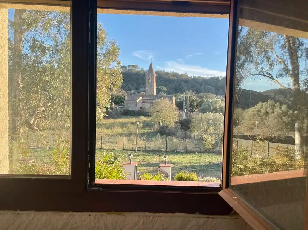 Vista exterior de Finca rústica en venta en Quart con Calefacción, Jardín privado y Parquet