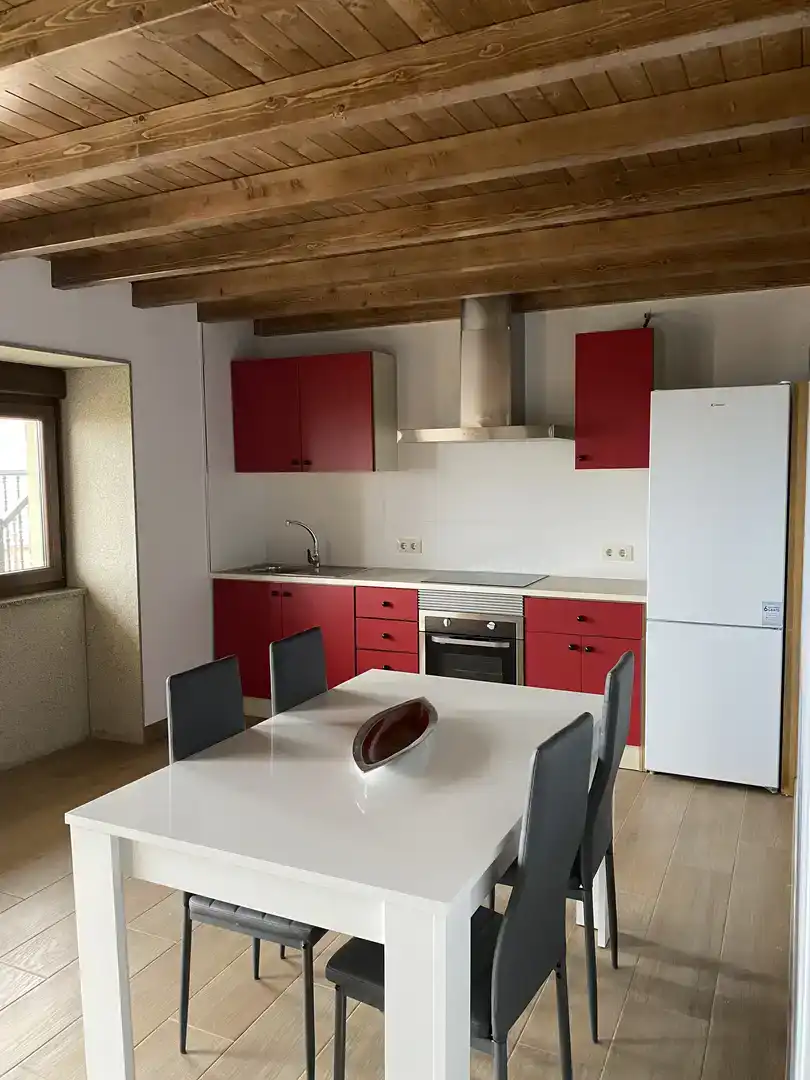 Cocina de Piso de alquiler en Carnota con Amueblado y Balcón