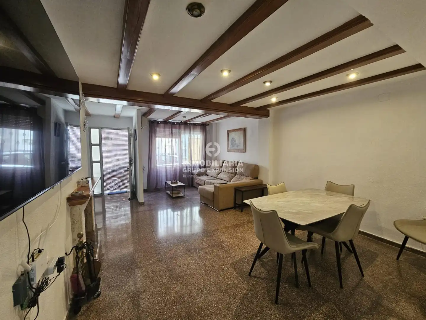 Living room of Houses for sale in Aspe  with Air Conditioner, Terrace and Storage room