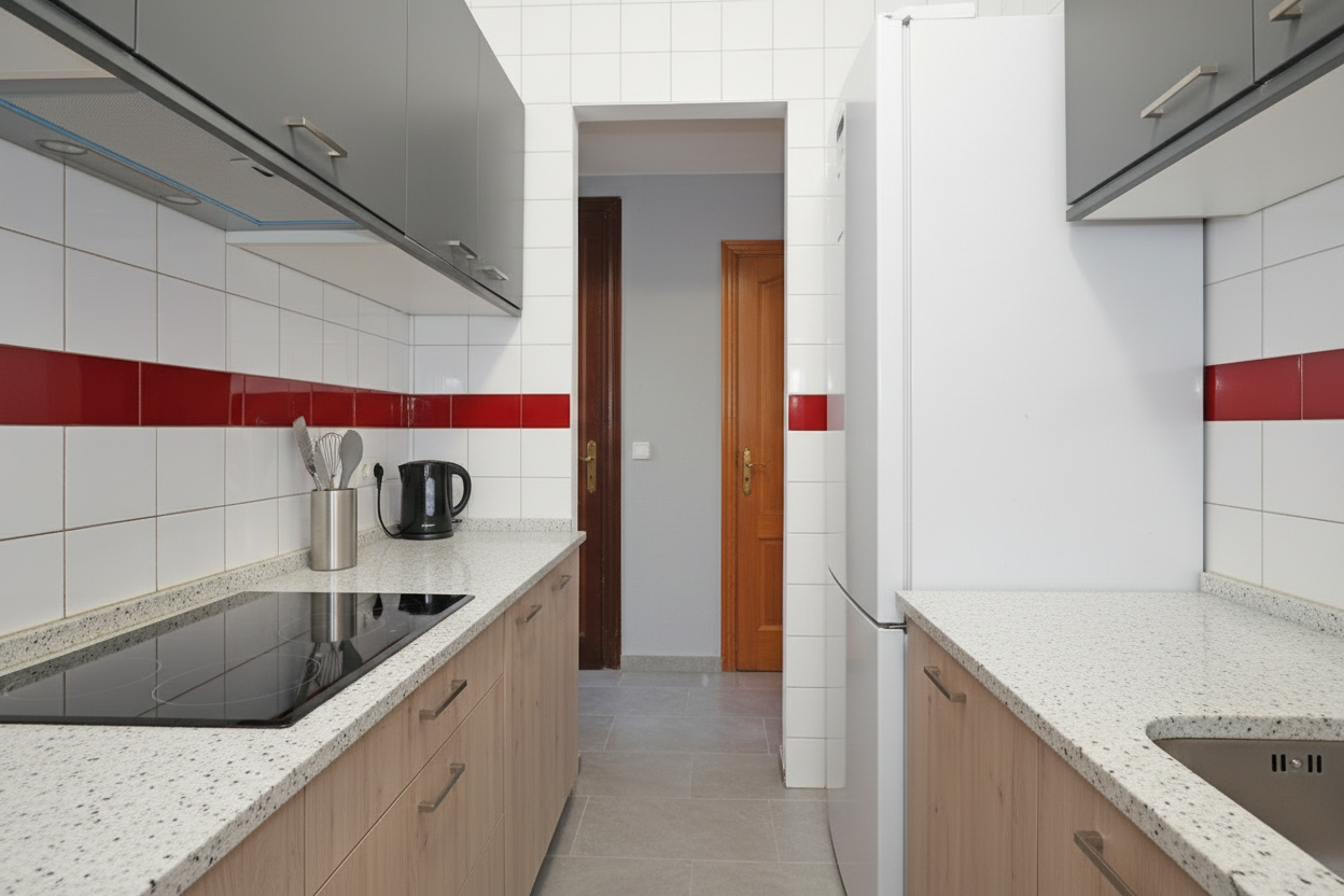 Kitchen of Flat for sale in L'Hospitalet de Llobregat