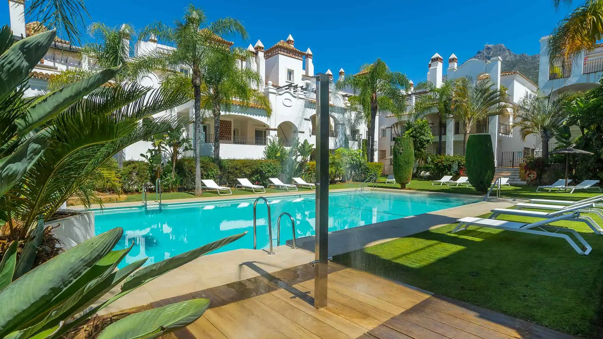 Garten von Wohnungen zum Verkauf in Marbella mit Klimaanlage, Terrasse und Abstellraum